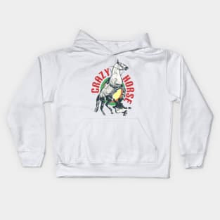 neil young & crazy horse 70s retro design Kids Hoodie